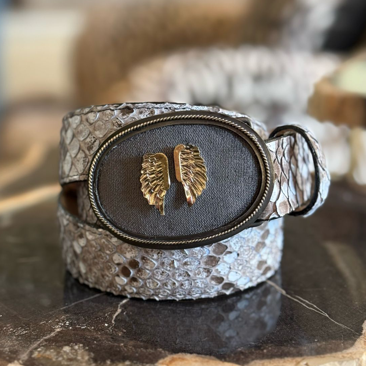 Cinturón Alas doradas