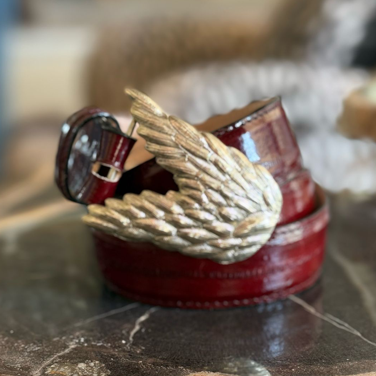 Cinturón Alas Doradas grandes