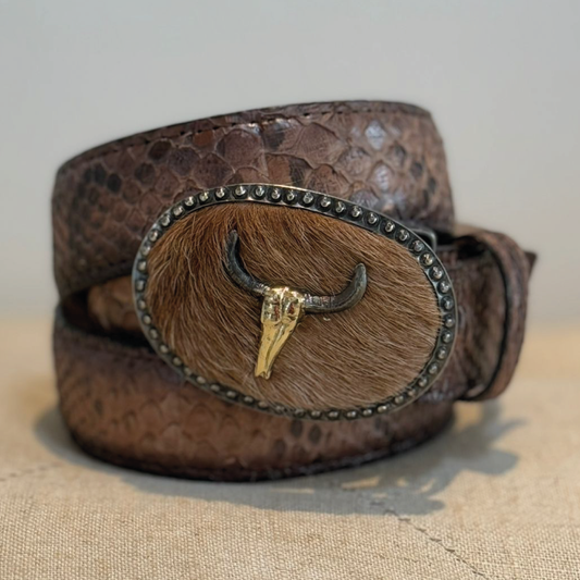 Cinturón Cafe Pelo Café