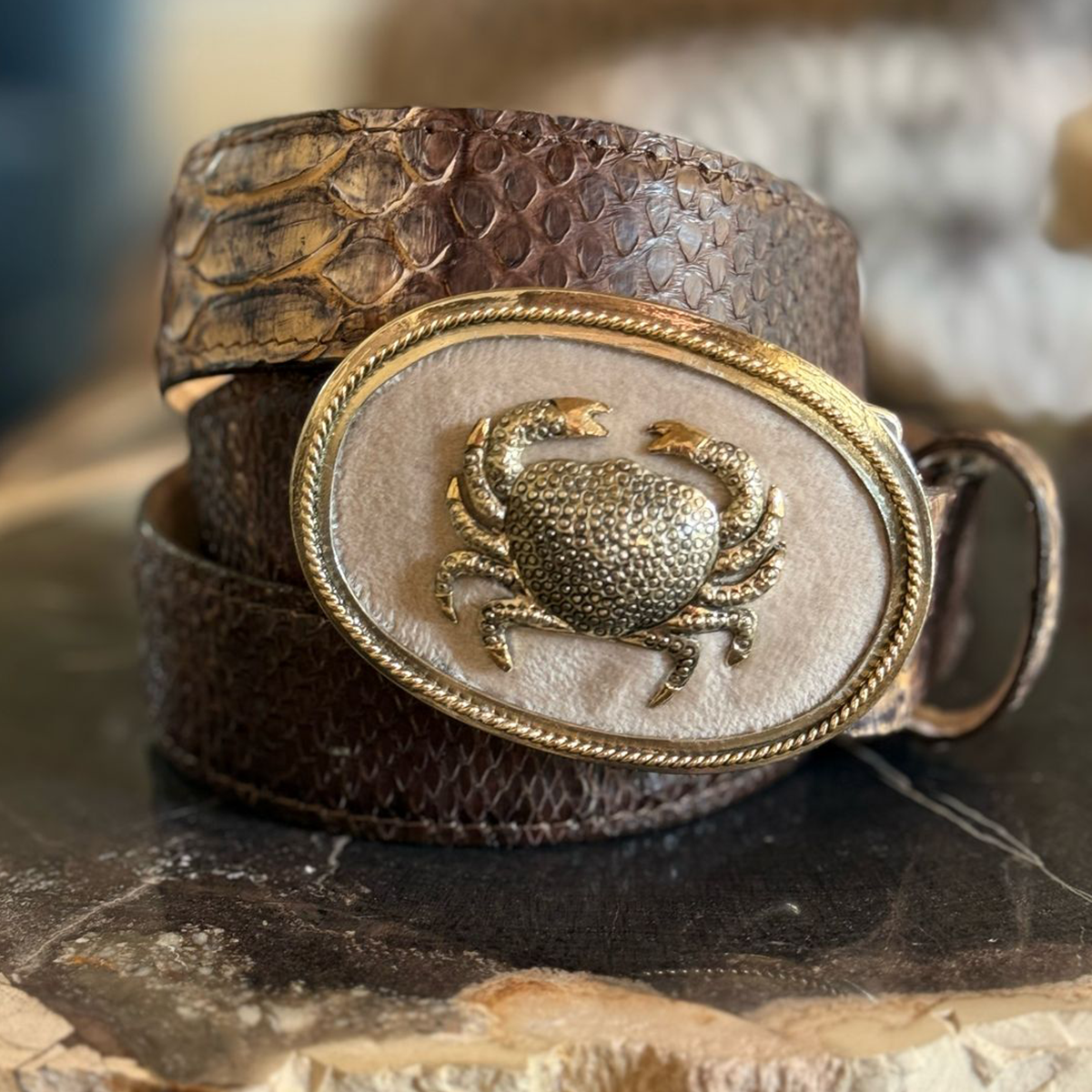 Cinturón Cangrejo cafe